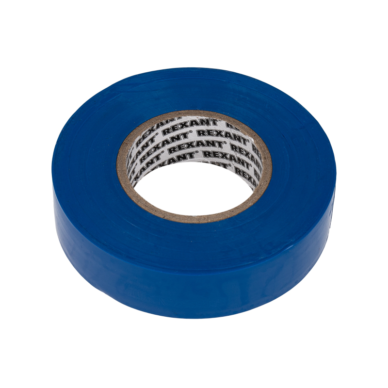 Изолента ПВХ профессиональная REXANT 0.18 х 19 мм х 20 м, синяя, упаковка 10 роликов