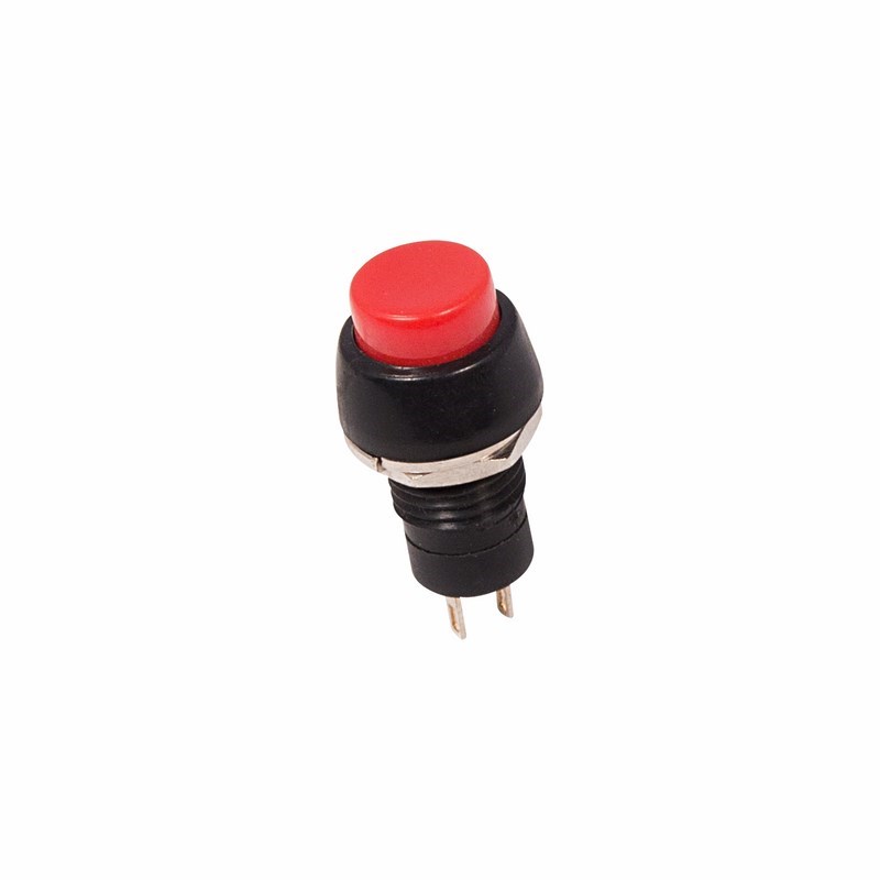 Выключатель-кнопка  250V 1А (2с) ON-OFF  красная  Micro (PBS-20А)  REXANT (в упак. 1шт.)