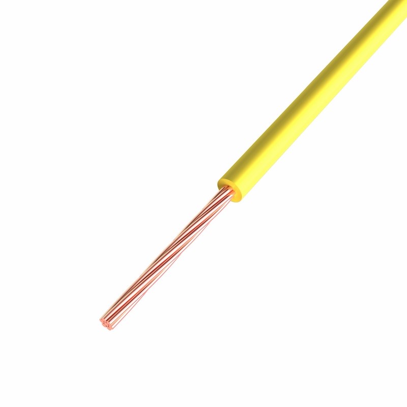 Провод ПГВА REXANT 1х0.75 мм², Cu, желтый, бухта 200 м