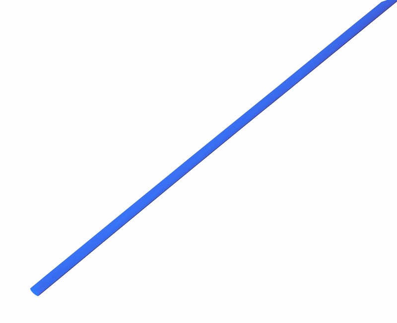 Трубка термоусаживаемая ТУТ нг 1,5/0,75мм, синяя, упаковка 50 шт. по 1м REXANT