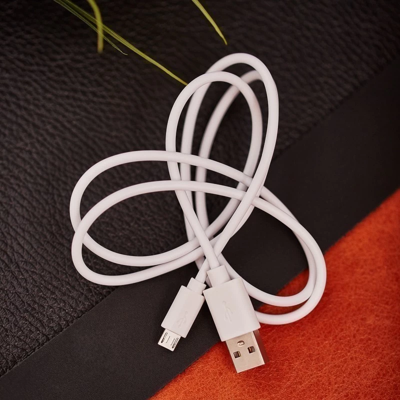 Кабель USB-A – micro USB, 1А, 1м, ПВХ, белый REXANT