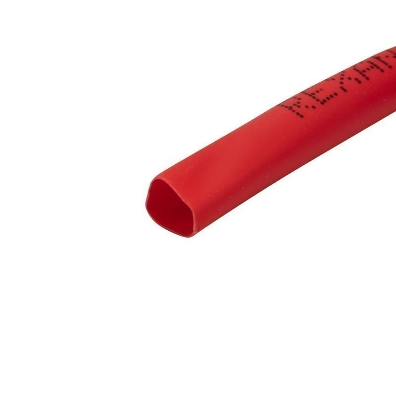 Трубка термоусаживаемая ТУТ нг 4,0/2,0мм, красная, ролик 2,44м REXANT