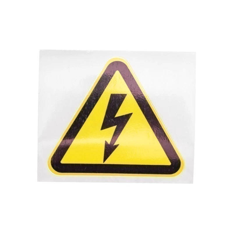 Наклейка знак электробезопасности «Опасность поражения электротоком» 100х100х100мм REXANT