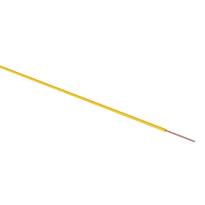 Провод ПГВА 1х0.75 мм², желтый, бухта 100м REXANT