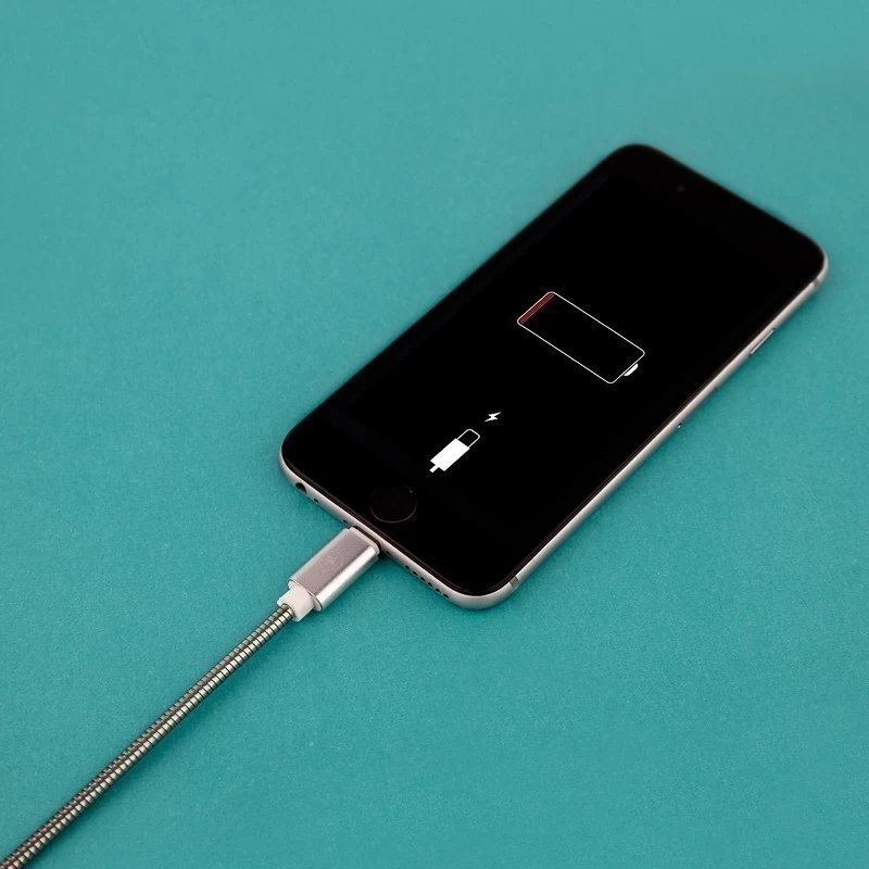Кабель USB-A – Lightning для Apple, 2,4А, 1м, в металлической оплетке REXANT
