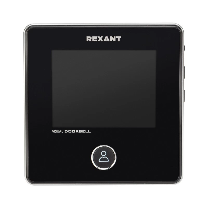 Видеоглазок дверной REXANT (DV-113) с цветным LCD-дисплеем 2.8" с функцией звонка и записи фото, встроенный аккумулятор