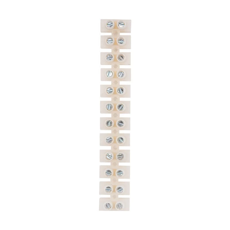 Клеммная колодка винтовая KВ-25 (10-25 мм²), ток 60 A, полиэтилен белый, индивидуальная упаковка, 1 шт. (ЗВИ) REXANT