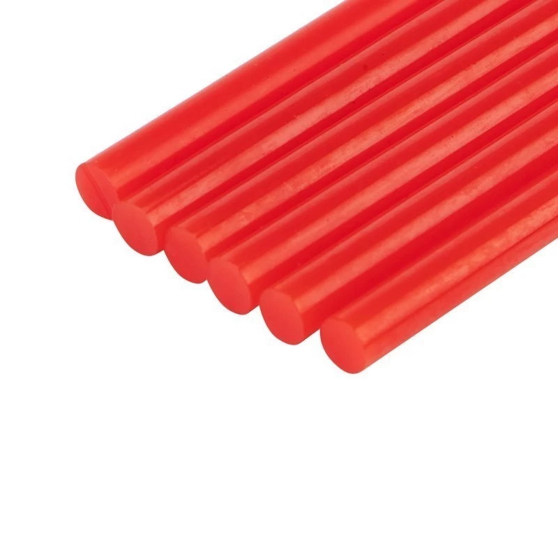 Стержни клеевые Ø7мм, 100мм, красные (6 шт/уп), блистер REXANT