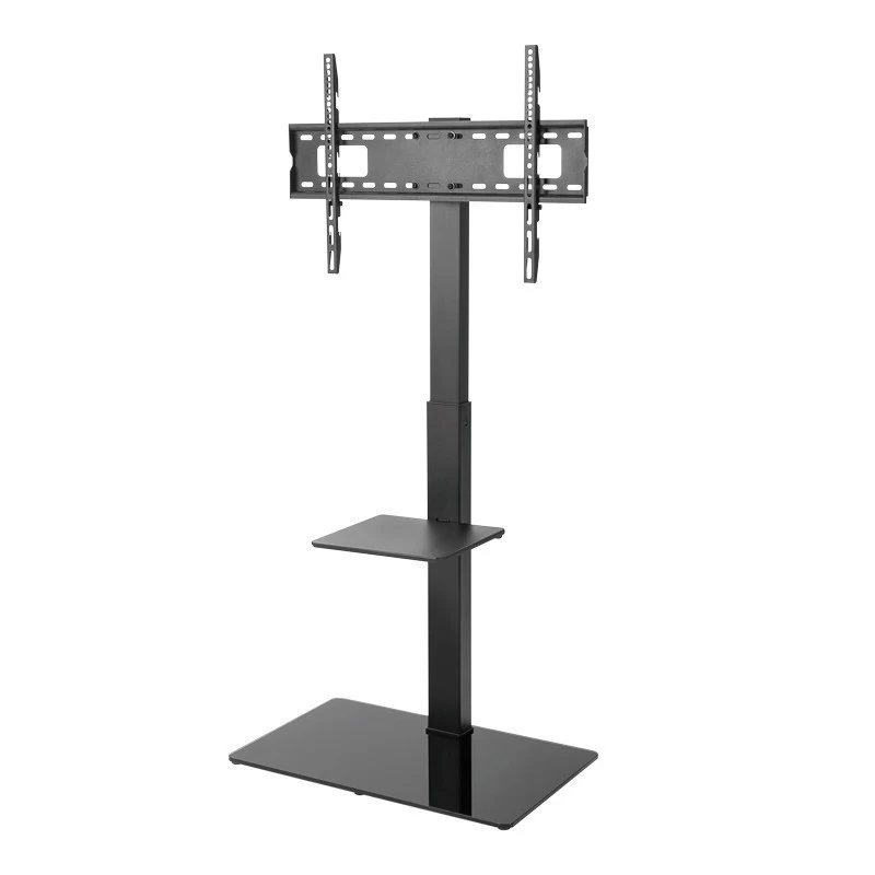 Напольная стойка с кронштейном для телевизора 37"-70", с дополнительной полкой для медиаоборудования, серия PROFI REXANT