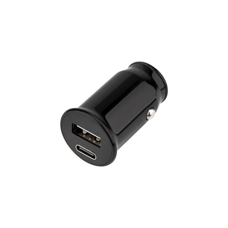 Автомобильное зарядное устройство c двумя портами USB-A+Type-С 12Вт REXANT