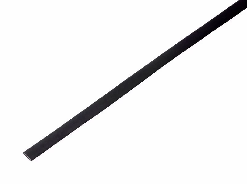 Трубка термоусаживаемая ТУТ нг 5,0/2,5мм, черная, упаковка 50 шт. по 1м REXANT