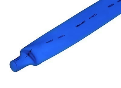 Трубка термоусаживаемая ТУТ нг 20,0/10,0мм, синяя, упаковка 10 шт. по 1м REXANT