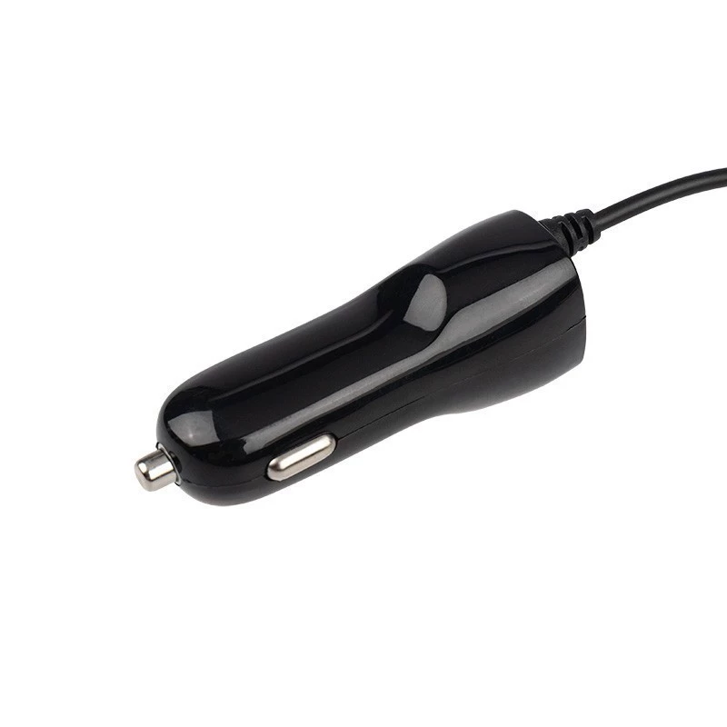 Автозарядка в прикуриватель microUSB (АЗУ) (5 V, 1000 mA) шнур прямой 1.2 м черная REXANT