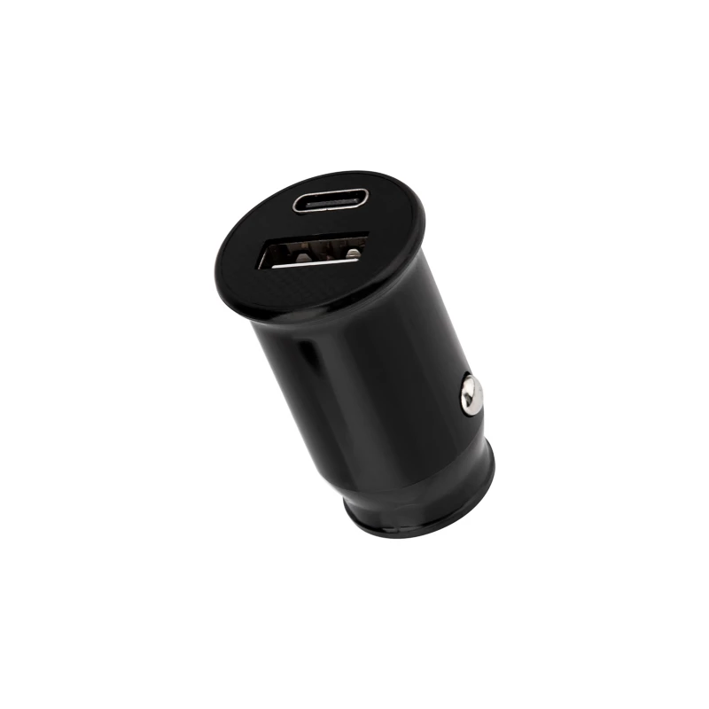 Автомобильное зарядное устройство c двумя портами USB-A+Type-С 12Вт REXANT