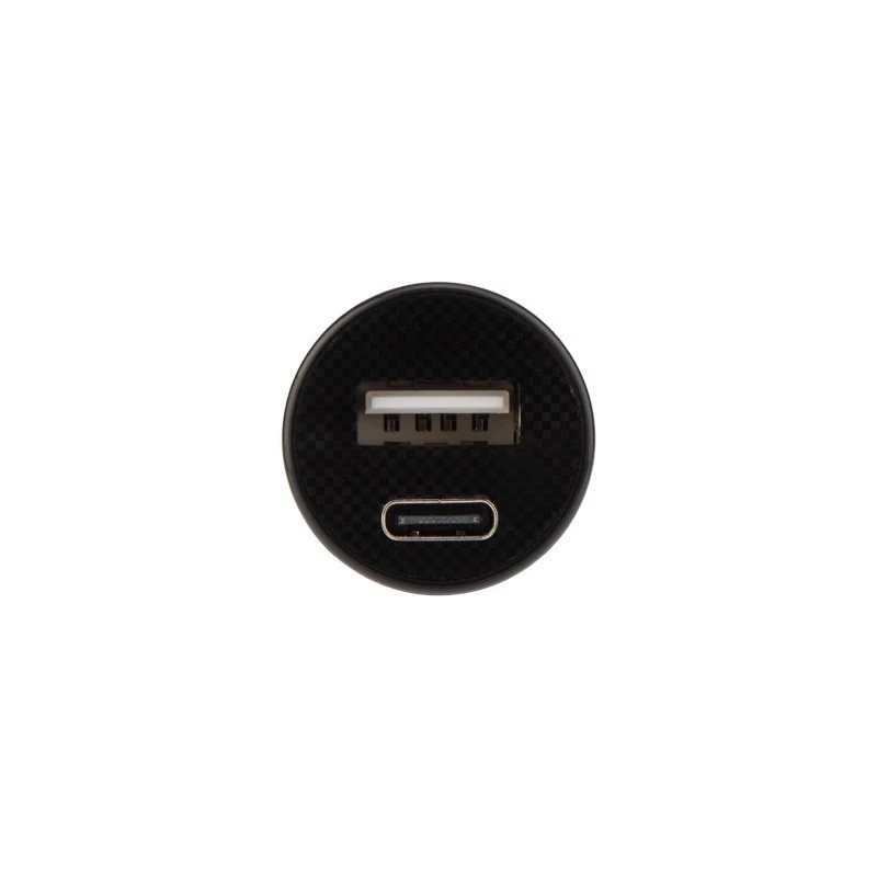 Автомобильное зарядное устройство c двумя портами USB-A+Type-С 12Вт REXANT