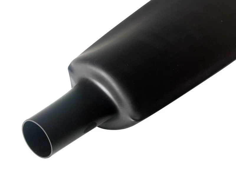 Трубка термоусаживаемая ТУТ нг 100,0/50,0мм, черная, упаковка 10 шт. по 1м REXANT