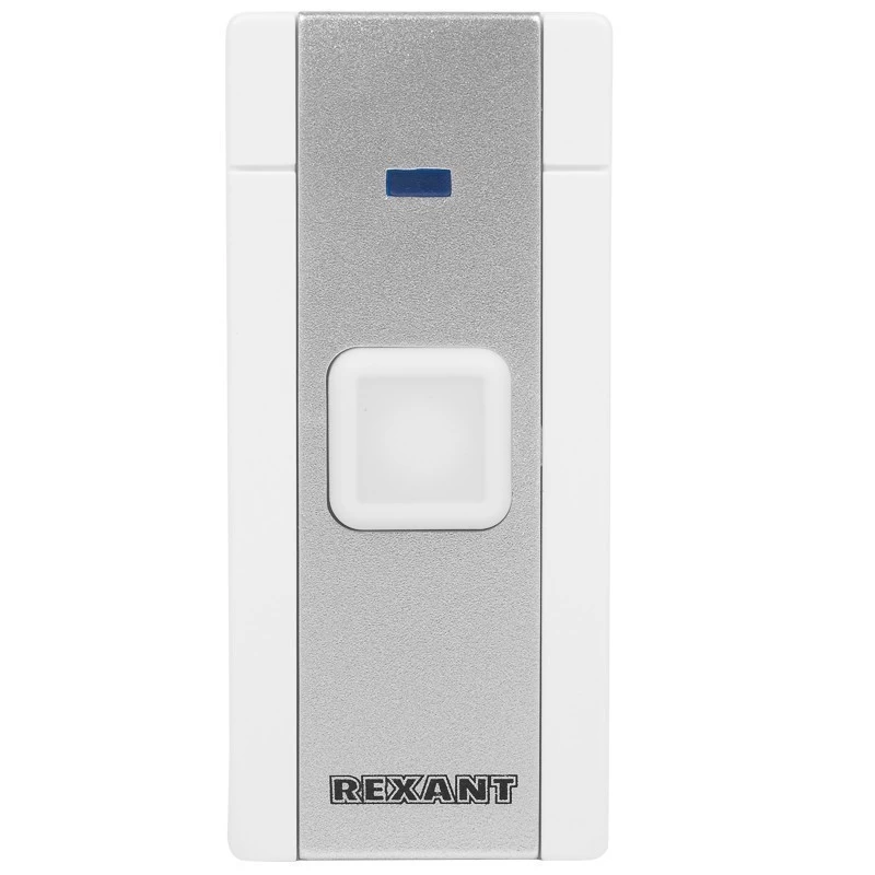Беспроводной дверной звонок в розетку с ночной подсветкой и индикацией 36 мелодий 80м (белый/серый) REXANT RX-7