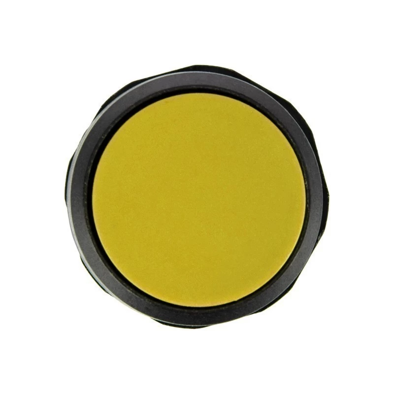 Кнопка EB22 возвратная желтая NO+NC 300 В