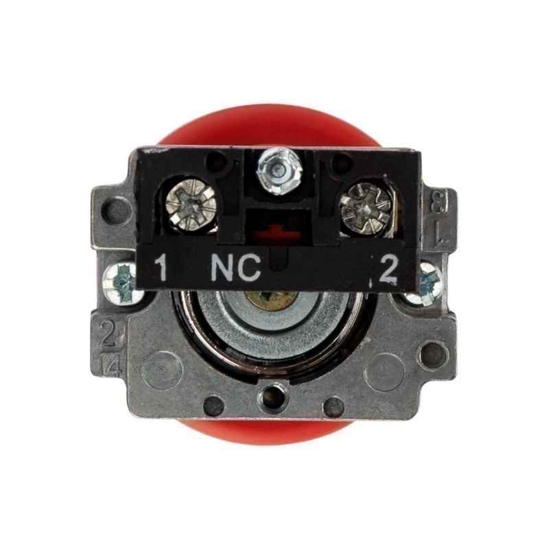 Кнопка XB2-BS поворотная красная грибок NC